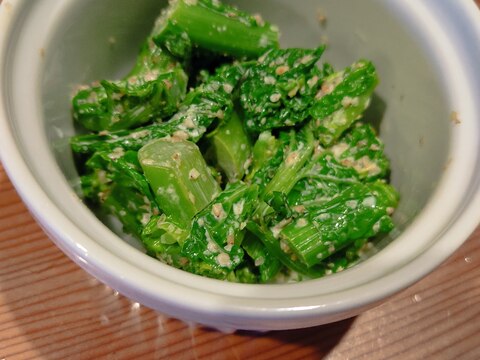 菜の花の胡麻酢和え